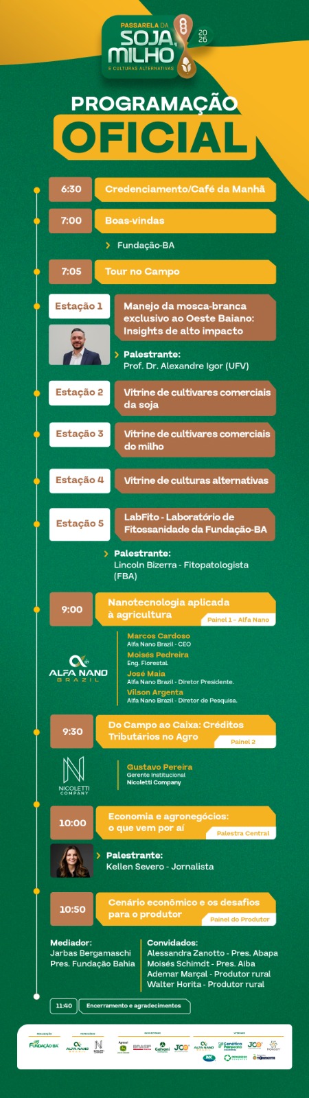 Programação Passarela da Soja 2026